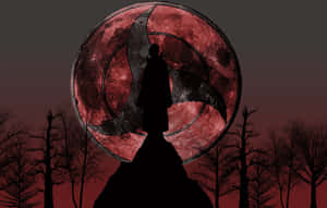 宇智波鼬凝视夜空 — 火影忍者角色 壁纸