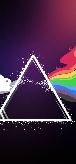 Pink Floyd 柔和色调艺术壁纸 — iPhone 14 Pro Max 壁纸
