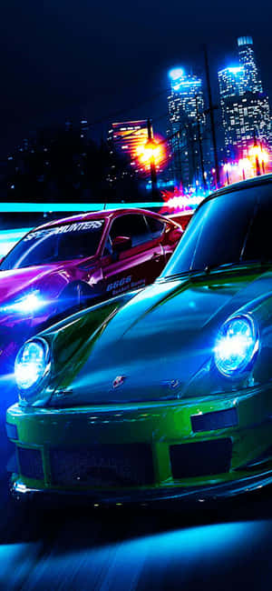 iPhone Xs Need for Speed Heat 背景 — Redmi K90 壁纸
