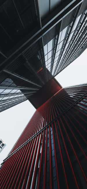 当代红黑建筑 — Oppo A6x 壁纸