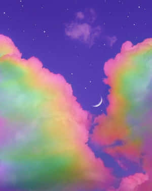彩色魔法 - 梦幻彩虹美学背景 — 彩虹美学 壁纸
