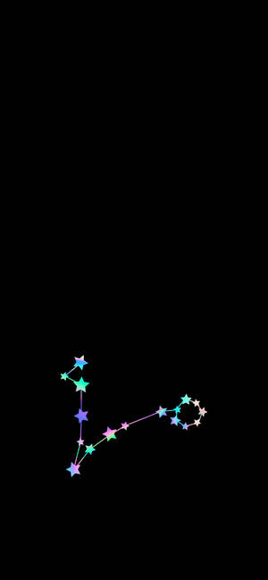彩虹双鱼座星座壁纸 — iPhone 13 Pro Max 壁纸