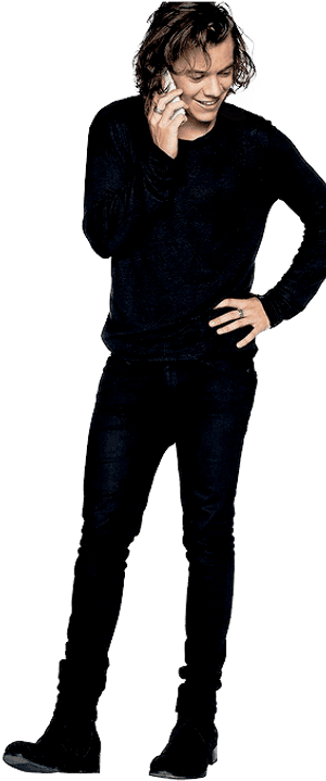 Harry Styles PNG图片 - 站立姿态的Harry Styles透明PNG