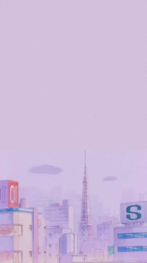 紫色动漫背景