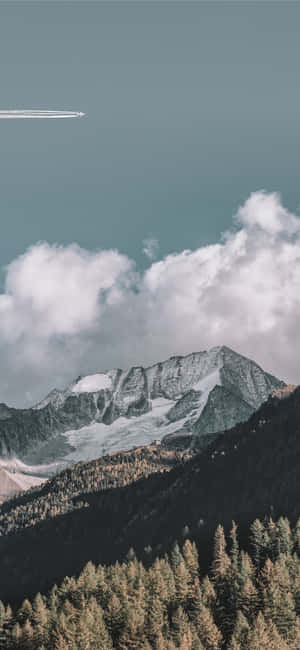 惊艳风景自然背景 iPhone X 壁纸 — 银河C55 壁纸