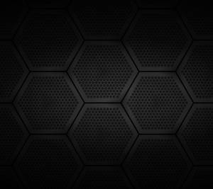 抽象六边形金属黑纹图案