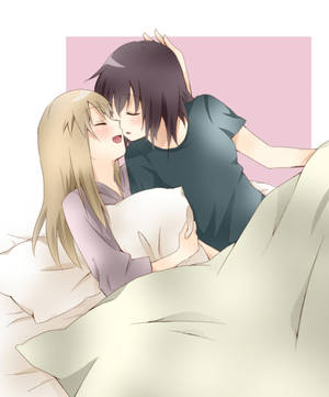 拥抱的动漫百合情侣壁纸