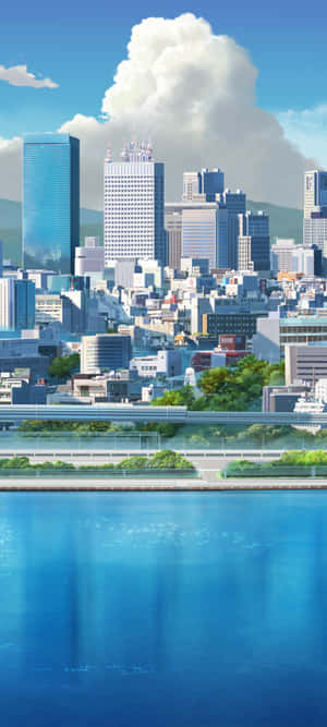动漫城图片 — 1080x2400 壁纸