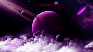 探索紫色星系 — 紫色星系 壁纸
