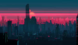 霓虹之城背景 — 霓虹城市 壁纸