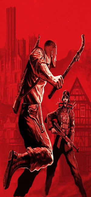 iPhone Xs Wolfenstein II 背景 — RedMagic 壁纸