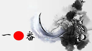 日本武士墨溅 — 日本武士 壁纸