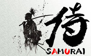 日本武士马尾 — 日本武士 壁纸