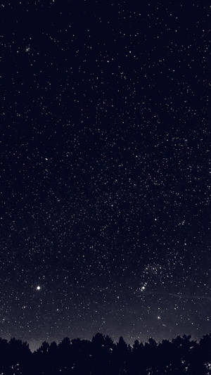 暗夜模式下的璀璨星空