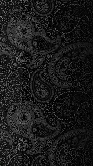 暗色佩斯利花纹手机壁纸 — 暗色手机 壁纸
