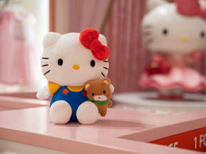 毛绒卡通Hello Kitty头像 — 凯蒂猫 美学 壁纸