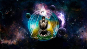 泛神论灵性美学 — 星系 壁纸