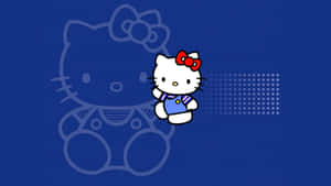 Hello Kitty背景 — 黑色Hello Kitty 壁纸