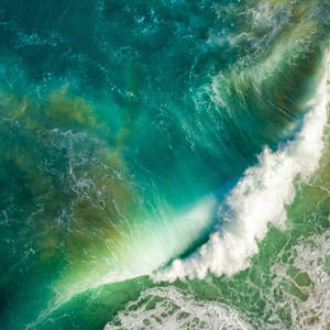 海浪iOS 10 iPad显示壁纸
