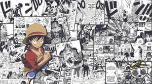海贼船长路飞漫画分镜壁纸 — 漫画分镜 壁纸