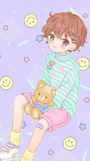 淡彩动漫儿童壁纸