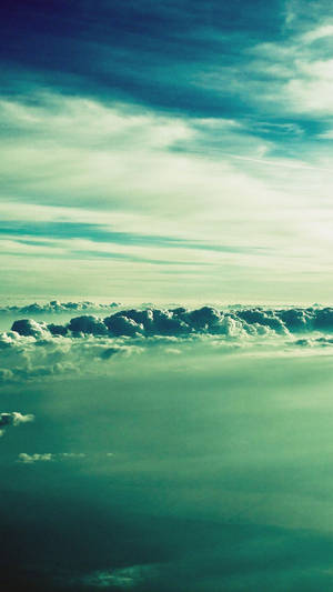 淡绿天空景致壁纸 — 绿色天空 壁纸