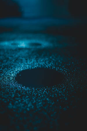 清凉蓝色雨水水洼 — 酷蓝 壁纸