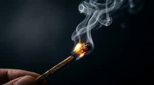 火柴,火焰,烟雾,点燃,火花,燃烧,热量,微距,特写,光明,黑暗,概念,开始,灵感,危险,能量,燃烧,硫磺