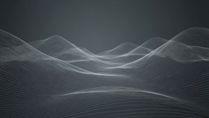 灰色美学风格的抽象线框山丘 — 灰色美学 壁纸