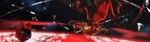 红色超宽高清 — 3840x1080 壁纸