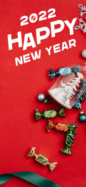 热情的新年庆祝2022壁纸 — iPhone 14 Plus 壁纸