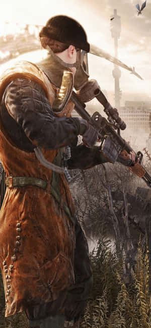 iPhone X Metro Last Light背景 — Infinix Note Edge 壁纸