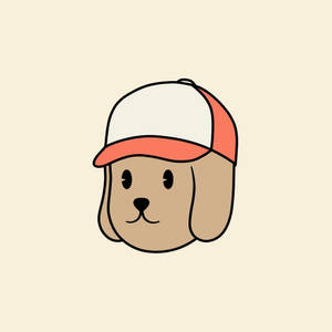 猎犬卡通狗头壁纸 — Pixel Watch 壁纸