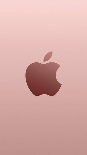 玫瑰金苹果Logo iPhone SE — iPhone Se 壁纸