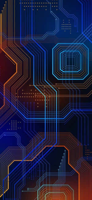 科技背景 — POCO M8 Power 壁纸