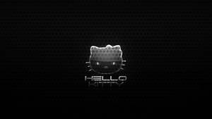 现代黑色凯蒂猫 — 黑色Hello Kitty 壁纸