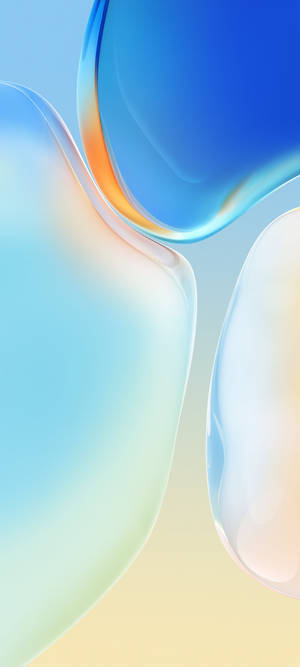 玻璃渐变水滴 Vivo Y20 — Pixel 10 Pro Fold 壁纸