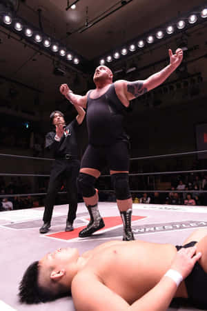 班班·比奇洛 WWE 庆祝胜利 — 华为MatePad 11.5 (2026) 壁纸