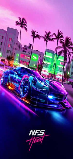iPhone Xs Need for Speed Heat 背景 — Galaxy XCover 壁纸