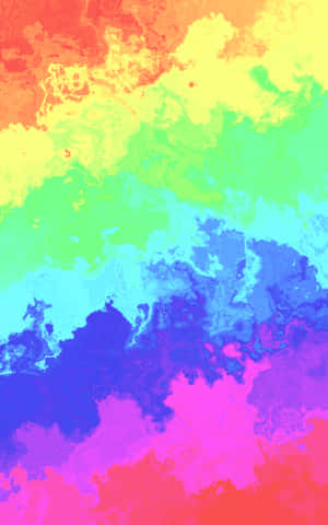 彩虹iPhone — Pixel Tablet 壁纸