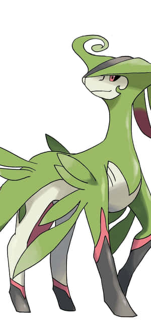 白色背景的比克提尼手机壁纸 — Oppo Reno15 壁纸
