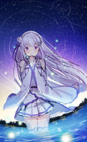 白色连衣裙暗黑哥特女孩壁纸 — Moto Pad 70 Pro 壁纸