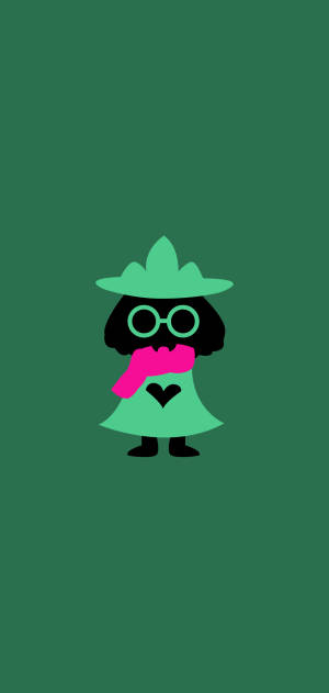 简约 Ralsei 壁纸 — iPhone 14 Plus 壁纸
