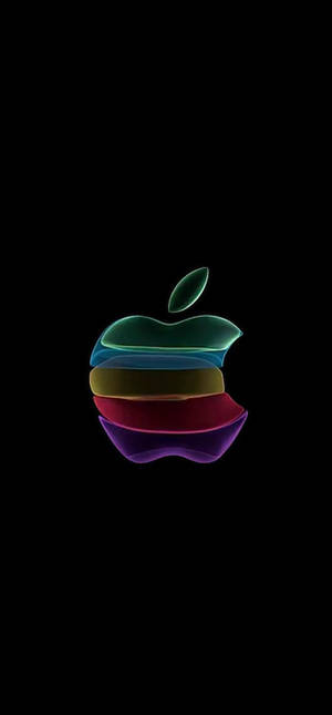 彩色 Apple 标志 IOS 11 — iPhone 11 Pro 壁纸