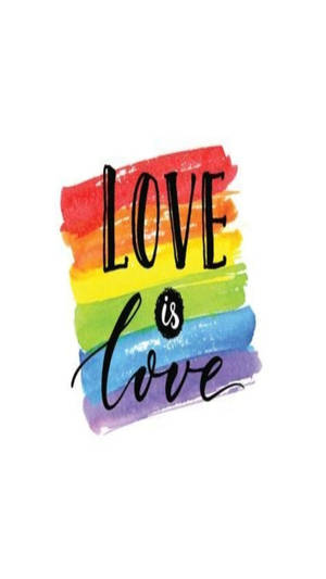简约爱情即爱LGBT手机壁纸 — 爱 壁纸