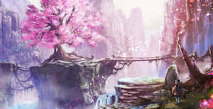 粉色动漫美学图片 — 粉色美学 壁纸