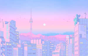 粉色动漫美学图片 — 粉色美学 壁纸