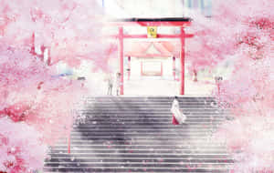 粉色动漫美学图片 — 粉色美学 壁纸