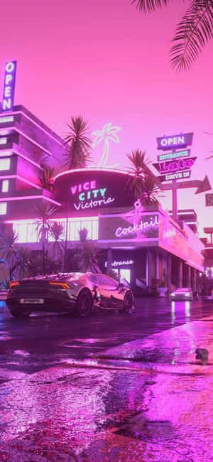 Vaporwave背景 — 银河A 壁纸