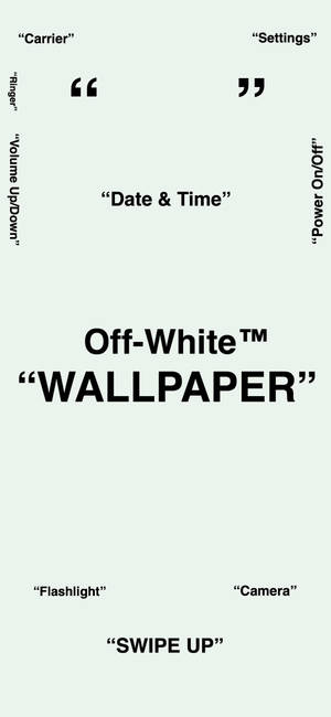 Off White iPhone 壁纸 — iPhone 18 Pro 壁纸